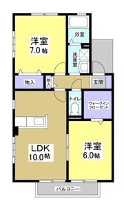 ガーデンスクエアⅡの間取り画像