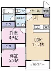 Grace下六万寺町の間取り画像