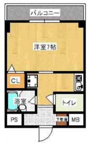 モンテ王子の間取り画像
