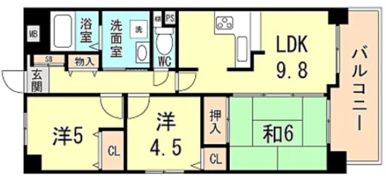グランプレステージ明石西Ⅱの間取り画像