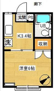 スカイホーク鷹取第9ハウス・チカの間取り画像