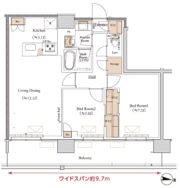 ブランシエスタ木場の間取り画像