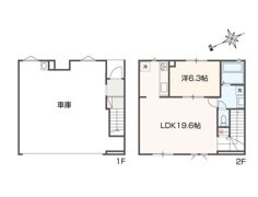 Casa garage Fiorire Ⅱの間取り画像