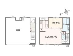 Casa garage Fiorire Ⅱの間取り画像