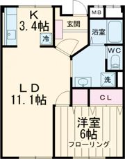 シルクハイツの間取り画像