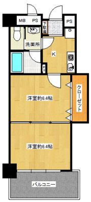ヴォルフスガルテン太宰府の間取り画像