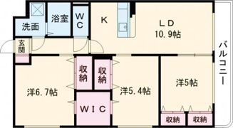ユーミー桜の間取り画像