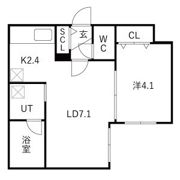 シティプレミア新道東 仮)北32条東17丁目MSの間取り画像