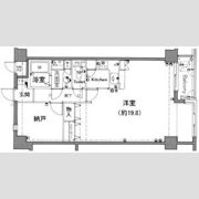 コスモシティ市ヶ谷の間取り画像