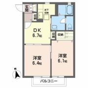 セフィラ旭Aの間取り画像