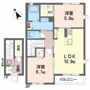 シャーメゾン ヴィラージュAの間取り画像