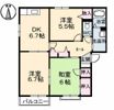 フォーレス阿品の間取り画像