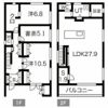 豊田市鴛鴨町上高根貸家の間取り画像