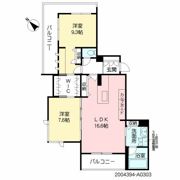グランメゾン新屋敷一丁目の間取り画像