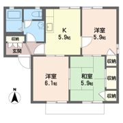 カデンツァ Cの間取り画像