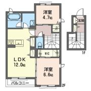 クレストコートIIの間取り画像
