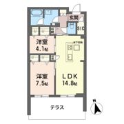 コンドミニオ エテルナの間取り画像