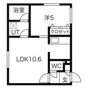 ブロッサム琴似の間取り画像