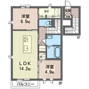 ハピネスIIの間取り画像