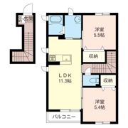 ブランショコラBの間取り画像