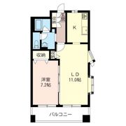 グランシャリオ竹園の間取り画像