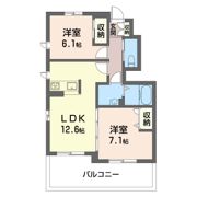ラ・フォンテ Dの間取り画像