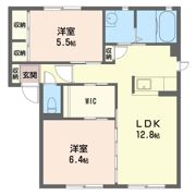 ファミールBの間取り画像