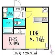 アプリーレ北仙台の間取り画像