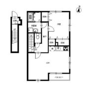 アンプルール リーブル セキレイの間取り画像