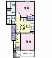 プラシード五番館の間取り画像