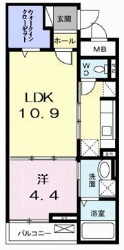 アスペルジュの間取り画像