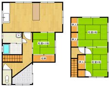 池ノ浦戸建の間取り画像