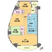 カスタリア池袋の間取り画像