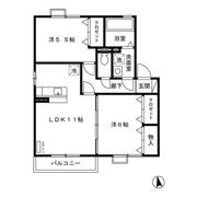 リビングタウンひたち野 Bの間取り画像