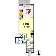 セレスティア大谷田Ⅴの間取り画像