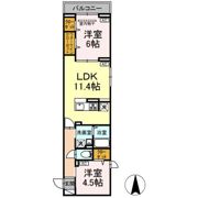 セレスティア大谷田Ⅴの間取り画像