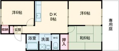 シャルムコートの間取り画像