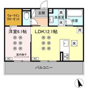 D-ROOM原町の間取り画像