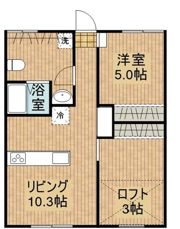 CAT BOX TADEIKE Bの間取り画像