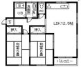 USマンションの間取り画像