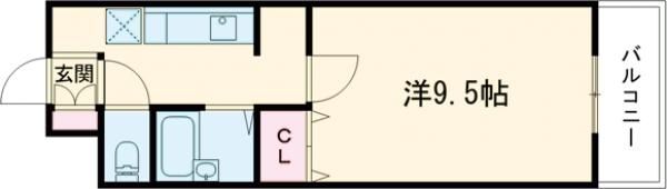 ビッグウェーブビルの間取り画像