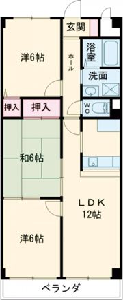 パティオ太子の間取り画像