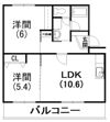 アルテール飯田の間取り画像
