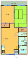 高浜BLD.Ⅱの間取り画像