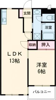 ジューンパレスの間取り画像