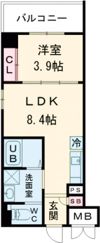 E-Bonheur尼崎の間取り画像