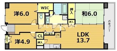 白井ロジュマンの間取り画像