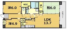 白井ロジュマンの間取り画像
