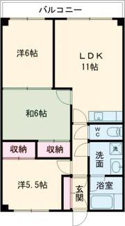 第1シャトウはまなすの間取り画像