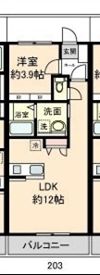 ODINの間取り画像